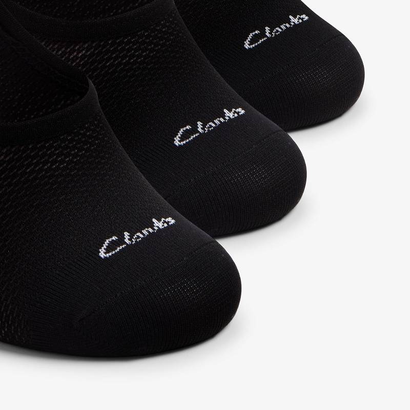 Clarks 3 Pack Liners μαυρα | CLKS-84187