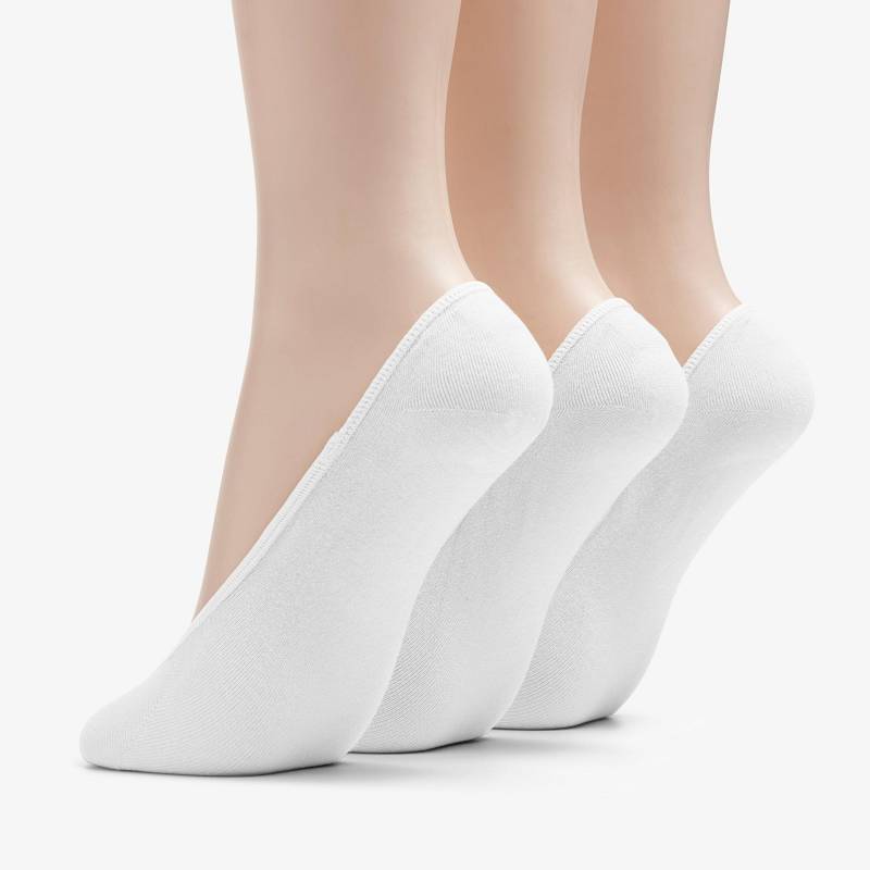 Clarks 3 pack Solid Liner Sock ασπρα | CLKS-84634