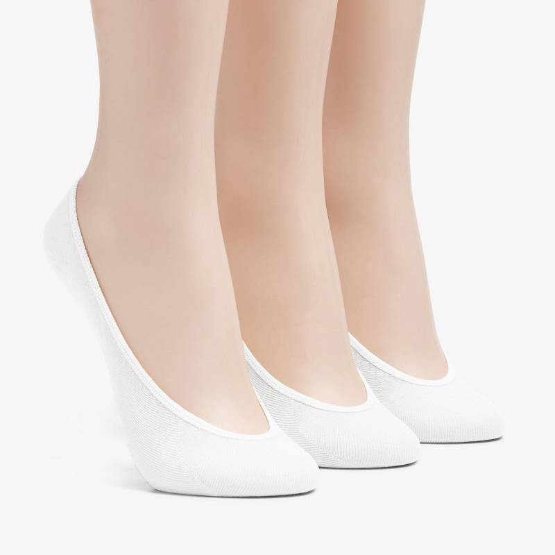 Clarks 3 pack Solid Liner Sock ασπρα | CLKS-84634
