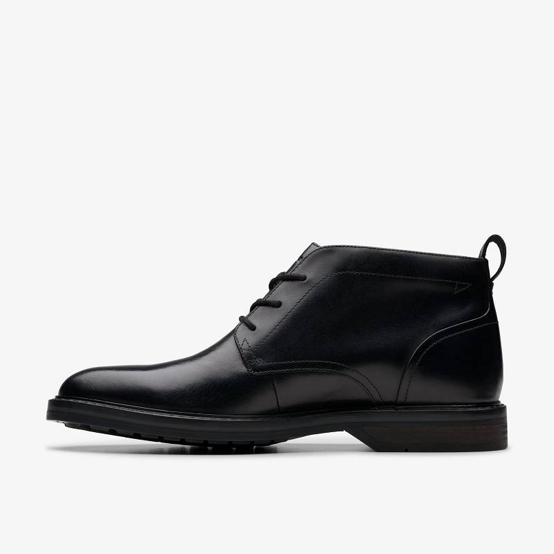 Clarks Aldwin Chukka μαυρα | CLKS-84546