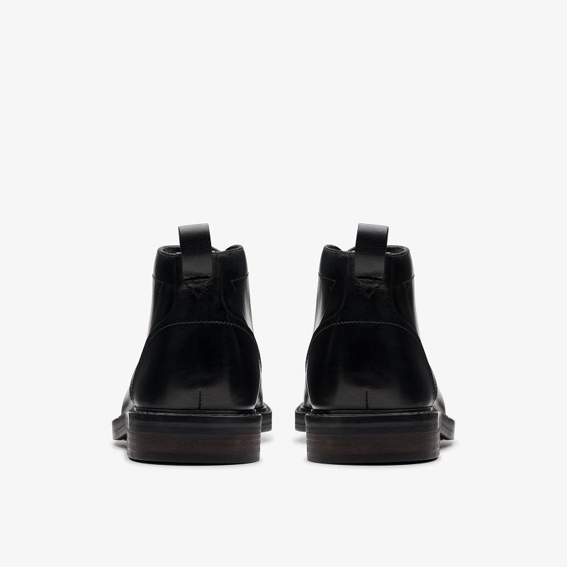 Clarks Aldwin Chukka μαυρα | CLKS-84546