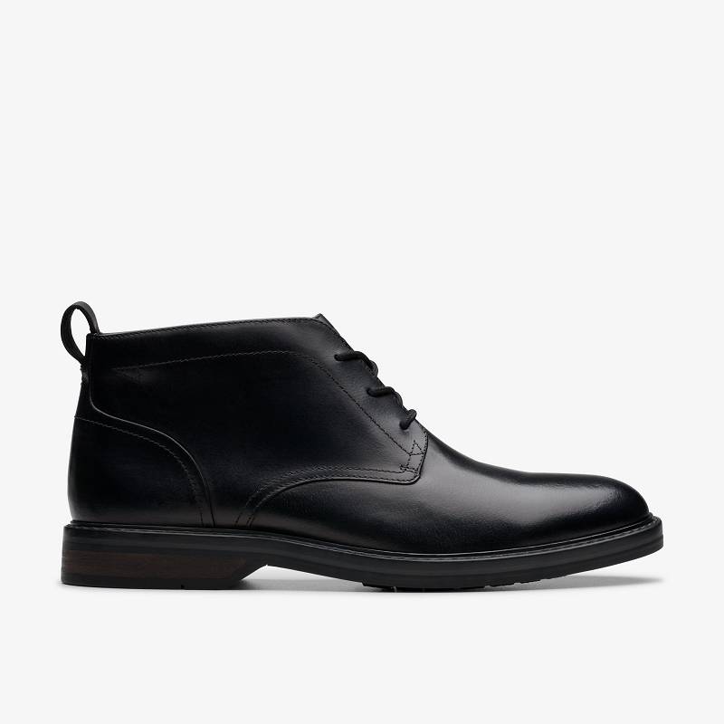 Clarks Aldwin Chukka μαυρα | CLKS-84546