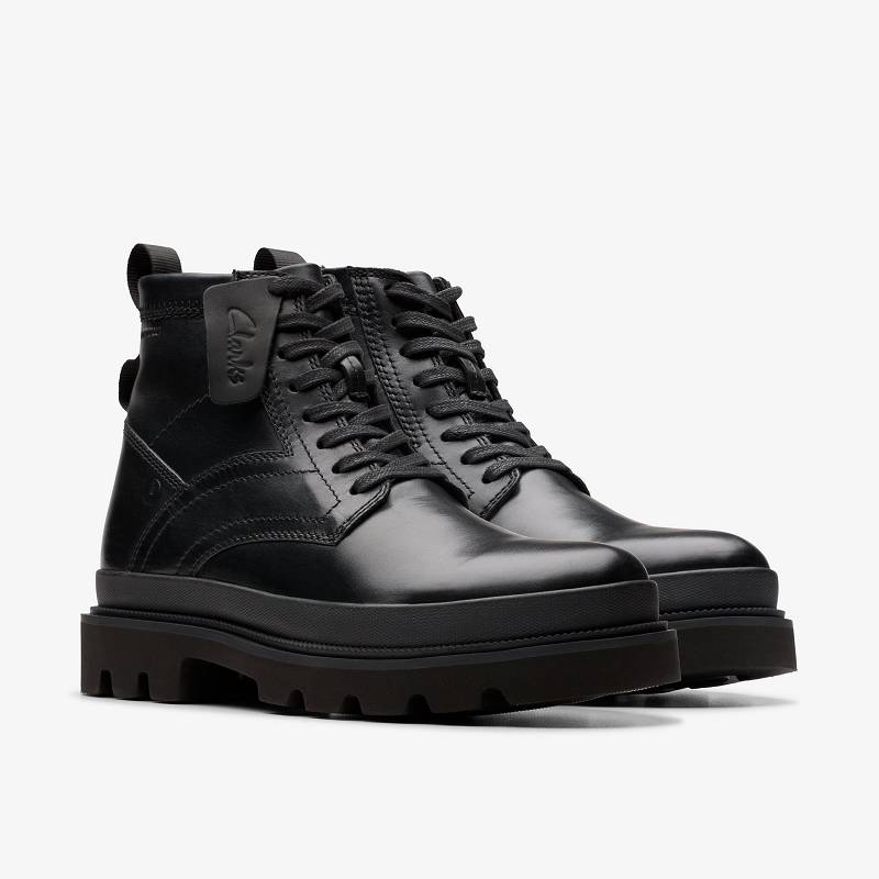 Clarks Badell Hi Waterproof μαυρα | CLKS-84572