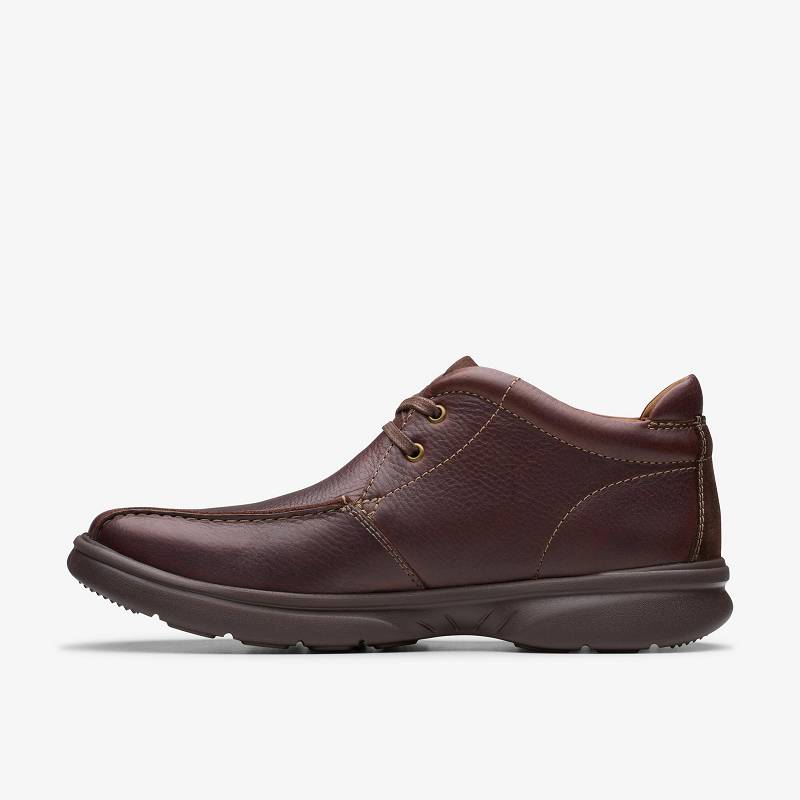Clarks Bradley Up σκούρο καφε | CLKS-84588