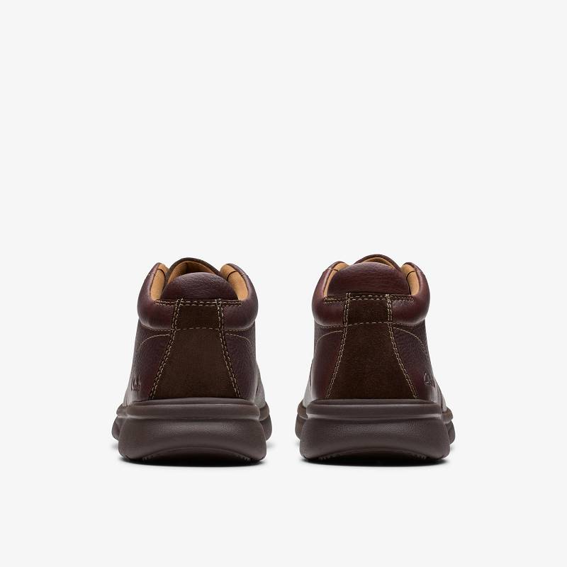 Clarks Bradley Up σκούρο καφε | CLKS-84588