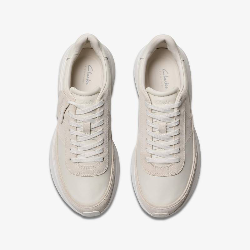 Clarks Craft Pace ασπρα | CLKS-84234