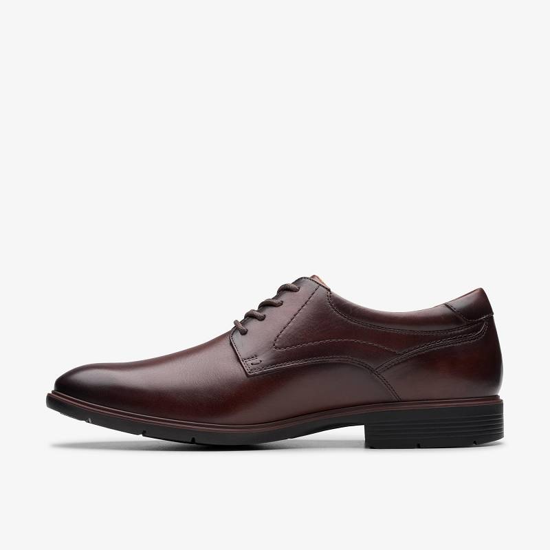 Clarks Eldredge Plain σκούρο καφε | CLKS-84384