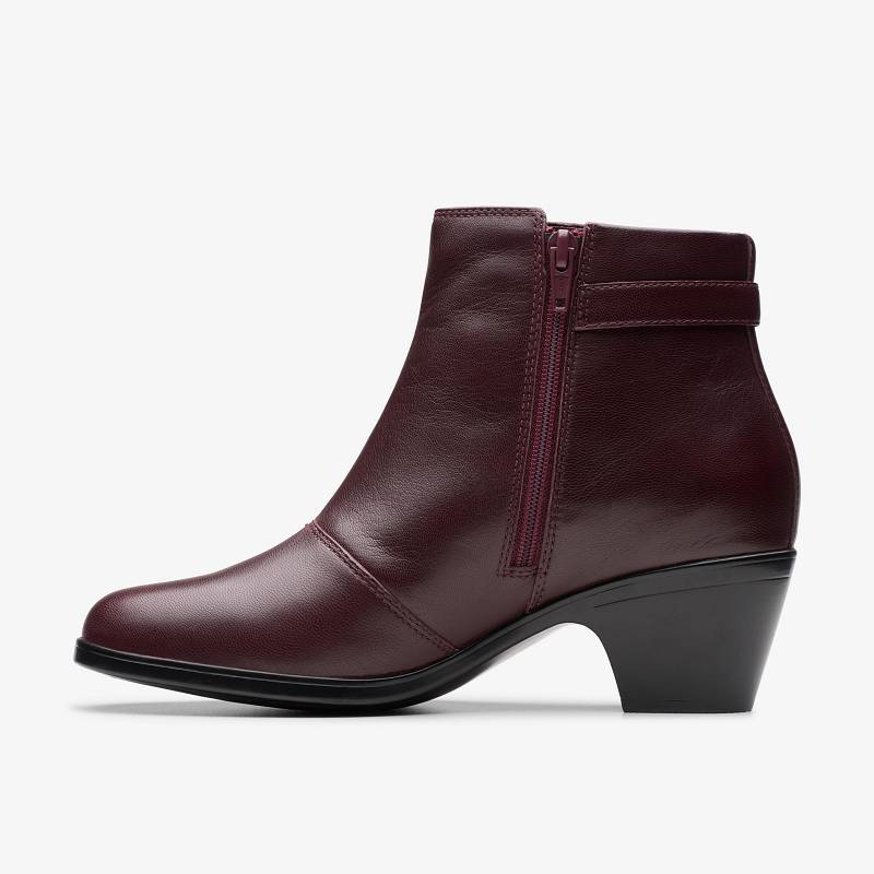 Clarks Emily 2 Belle μπορντο | CLKS-85540