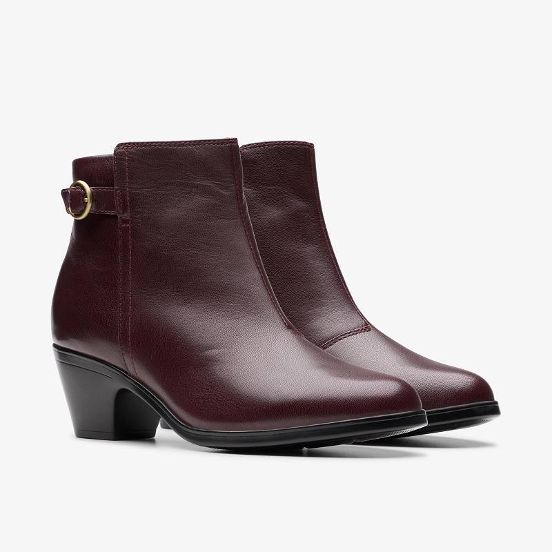 Clarks Emily 2 Belle μπορντο | CLKS-85540