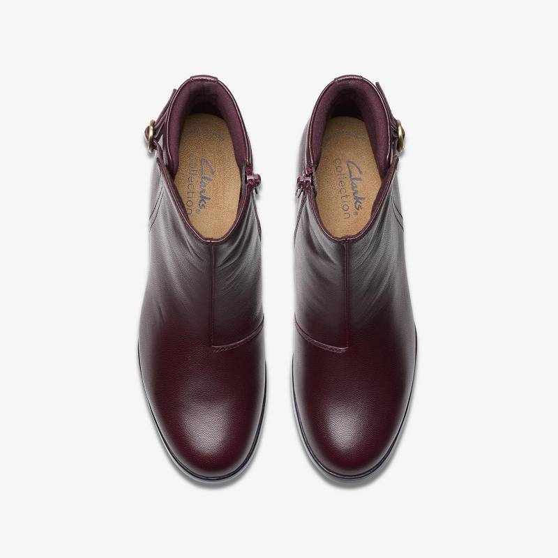 Clarks Emily 2 Belle μπορντο | CLKS-85540