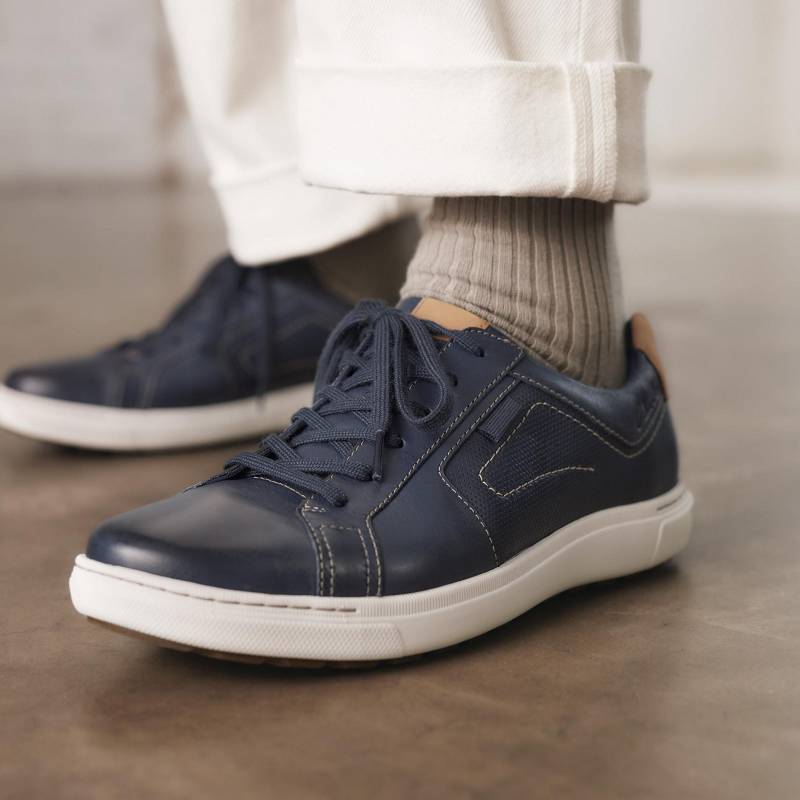 Clarks Mapstone Lace σκουρο μπλε | CLKS-84224