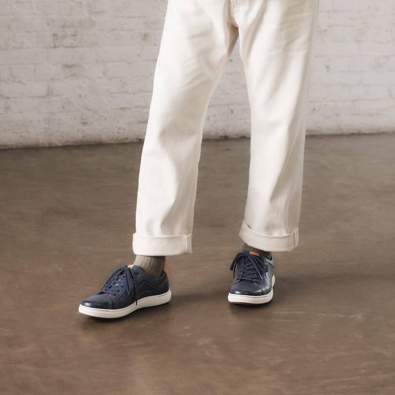 Clarks Mapstone Lace σκουρο μπλε | CLKS-84224