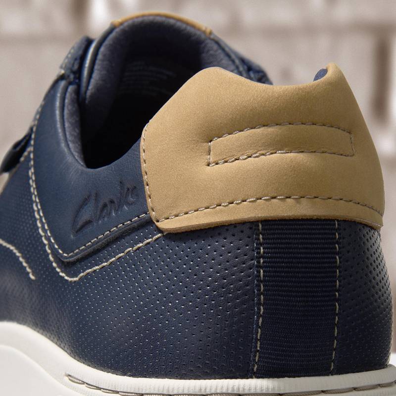 Clarks Mapstone Lace σκουρο μπλε | CLKS-84224
