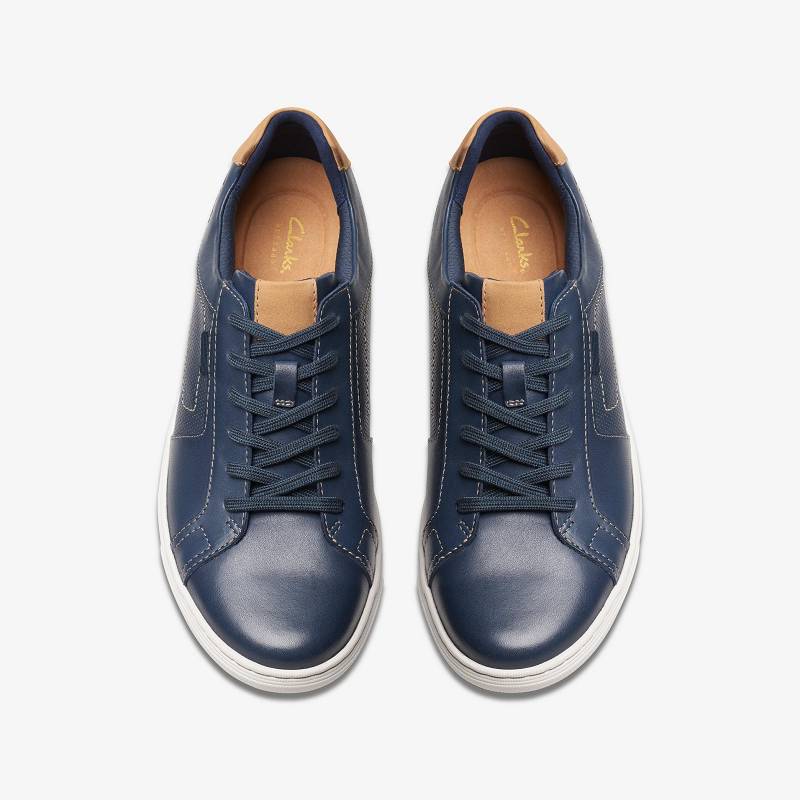 Clarks Mapstone Lace σκουρο μπλε | CLKS-84224
