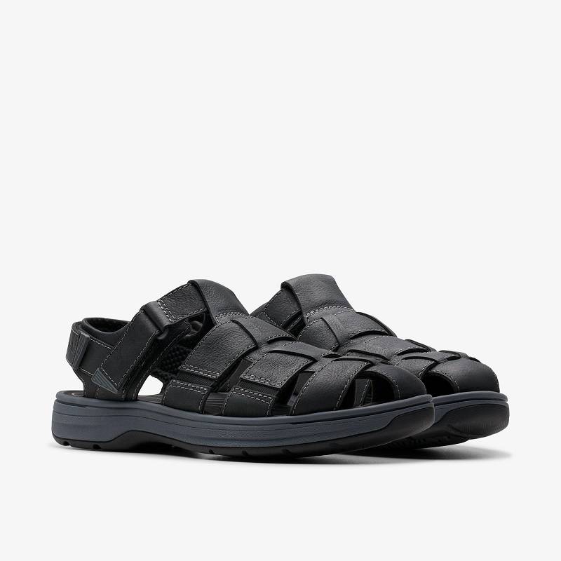 Clarks Saltway Cove μαυρα | CLKS-84216