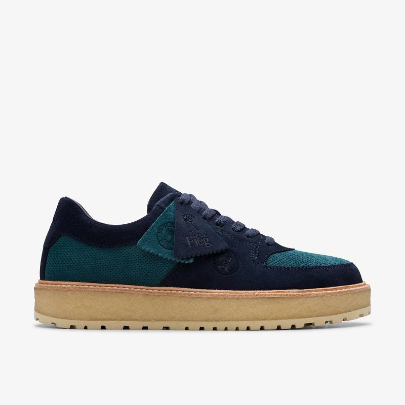Clarks Sandford 2 X Ronnie Fieg Blue Multicolor μπλε | CLKS-84256