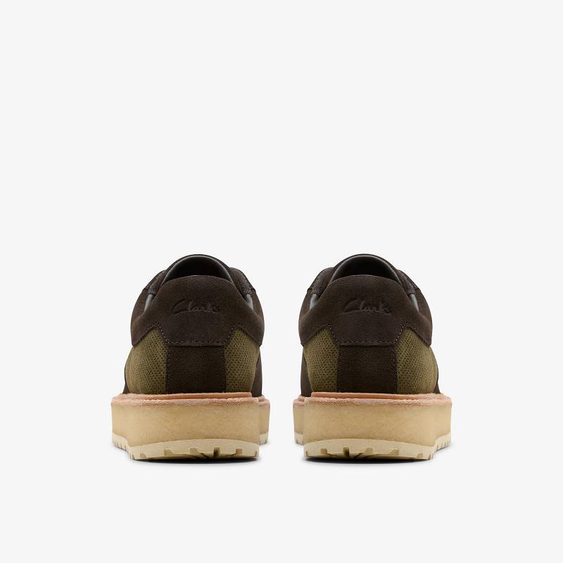 Clarks Sandford 2 X Ronnie Fieg Dark Olive Combination σκούρο Ελιά | CLKS-84257