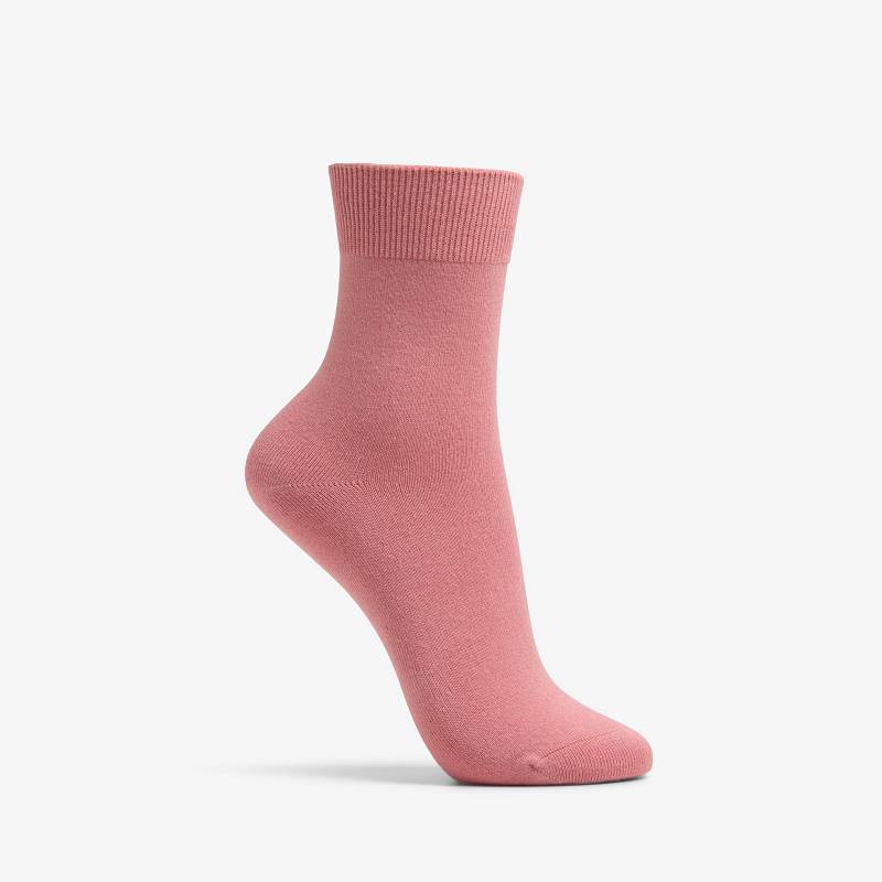 Clarks Solid Dress Crew Sock ροζ | CLKS-84632