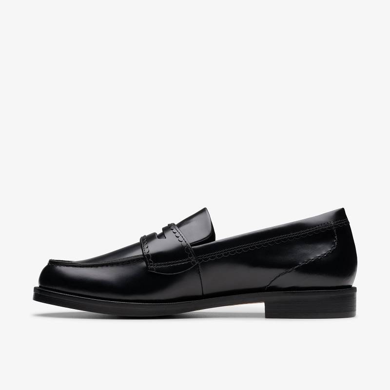 Clarks Straven Edge μαυρα | CLKS-85025