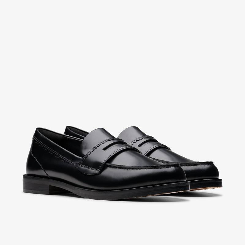 Clarks Straven Edge μαυρα | CLKS-85025