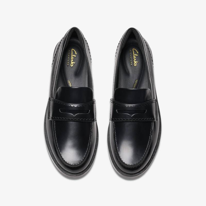 Clarks Straven Edge μαυρα | CLKS-85025