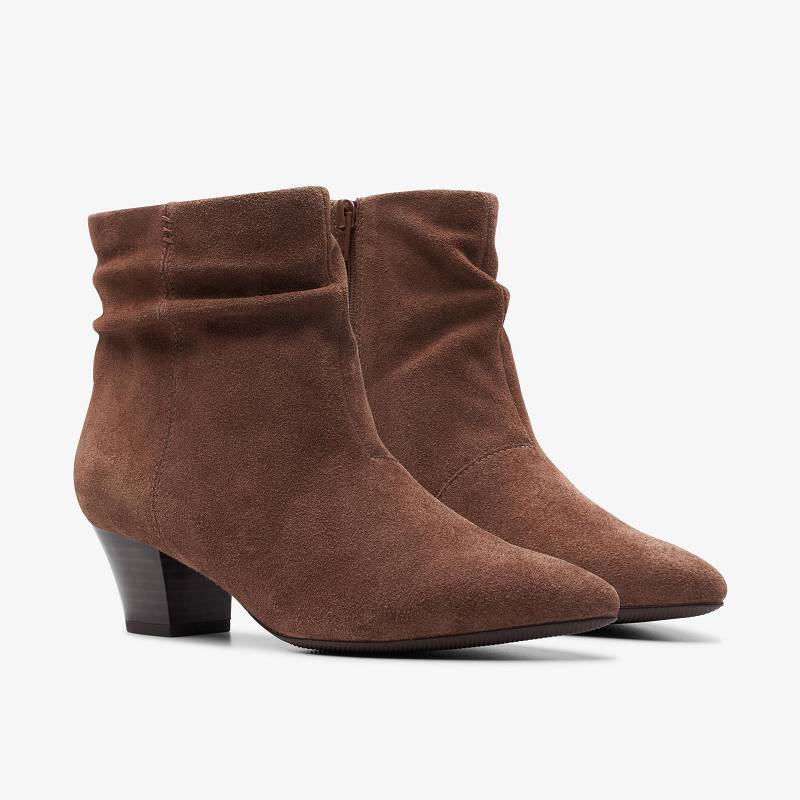 Clarks Teresa Skip γκρι καφε | CLKS-85100