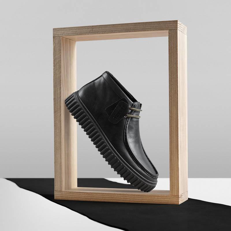 Clarks Torhill Hi μαυρα | CLKS-84625