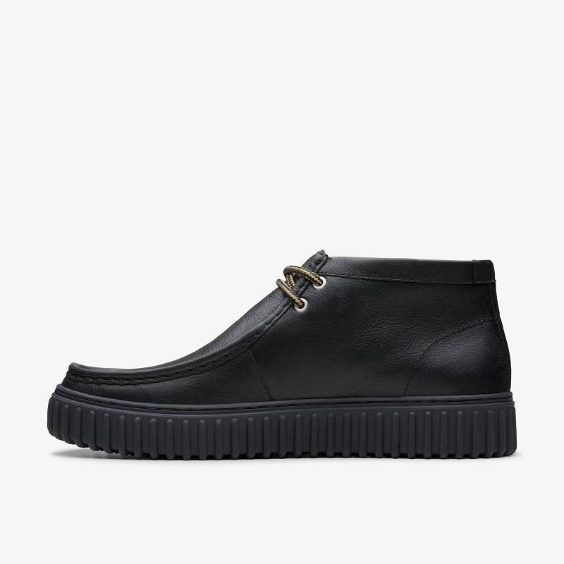 Clarks Torhill Hi μαυρα | CLKS-84625
