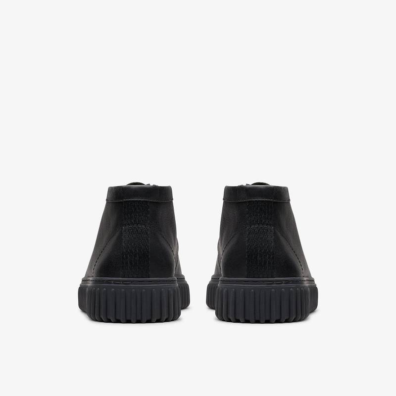 Clarks Torhill Hi μαυρα | CLKS-84625