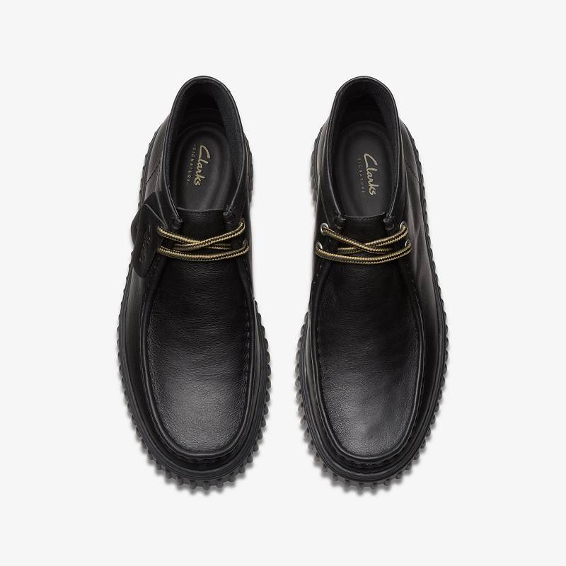 Clarks Torhill Hi μαυρα | CLKS-84625