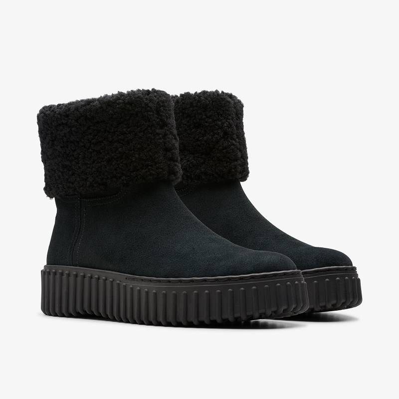 Clarks Torhill Turn μαυρα | CLKS-85492