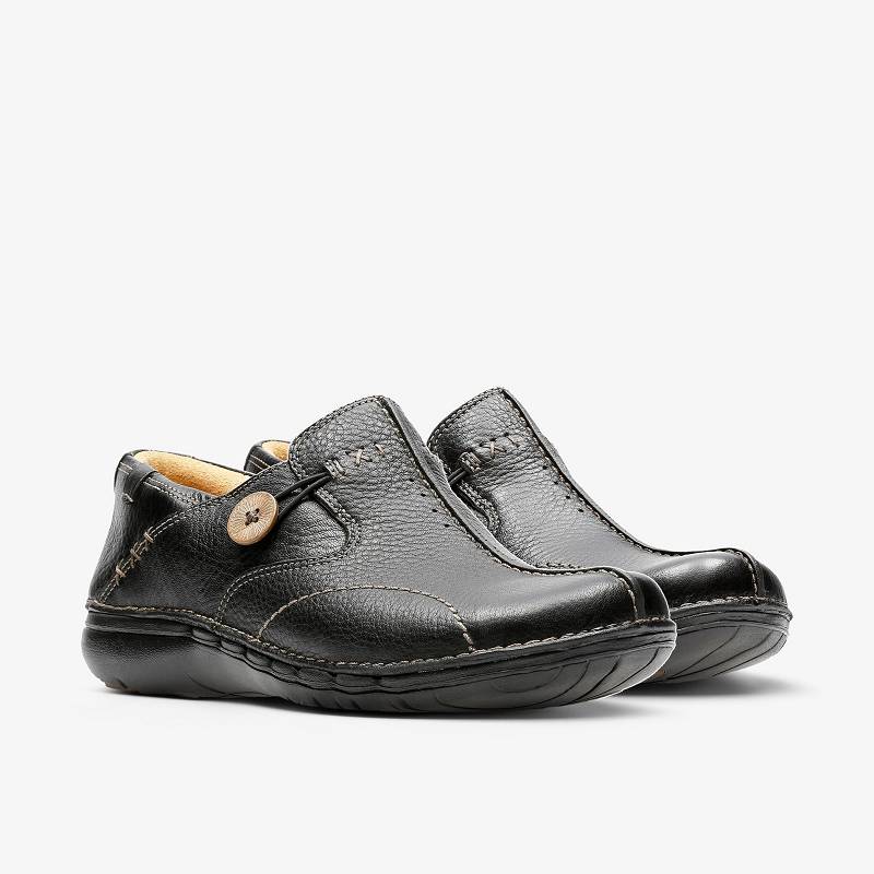 Clarks Un Loop μαυρα | CLKS-84849
