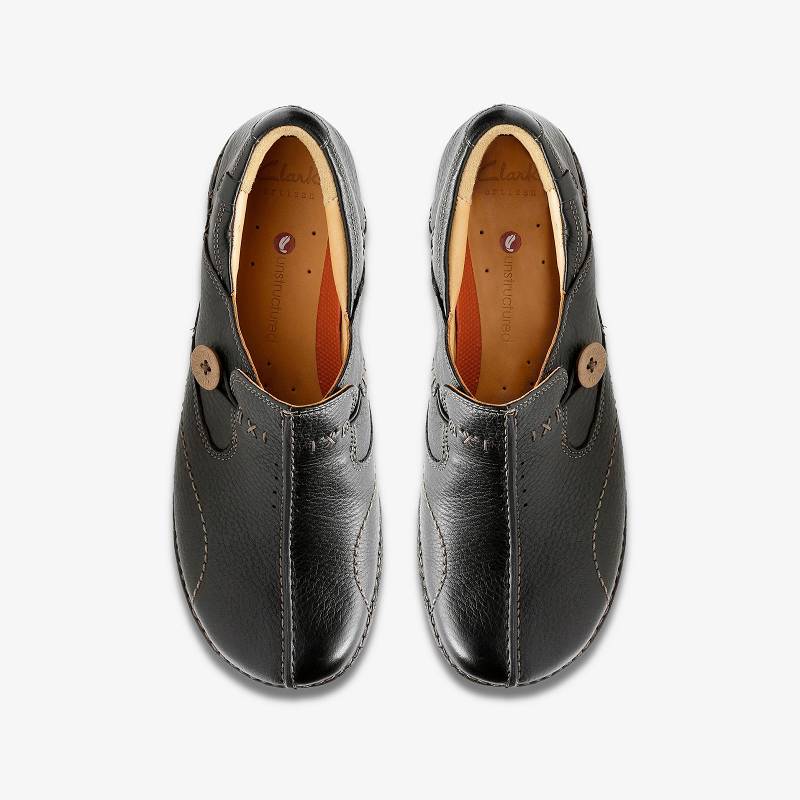 Clarks Un Loop μαυρα | CLKS-84849